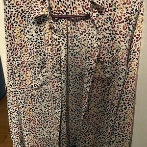Multicolor Animal Print Blouse